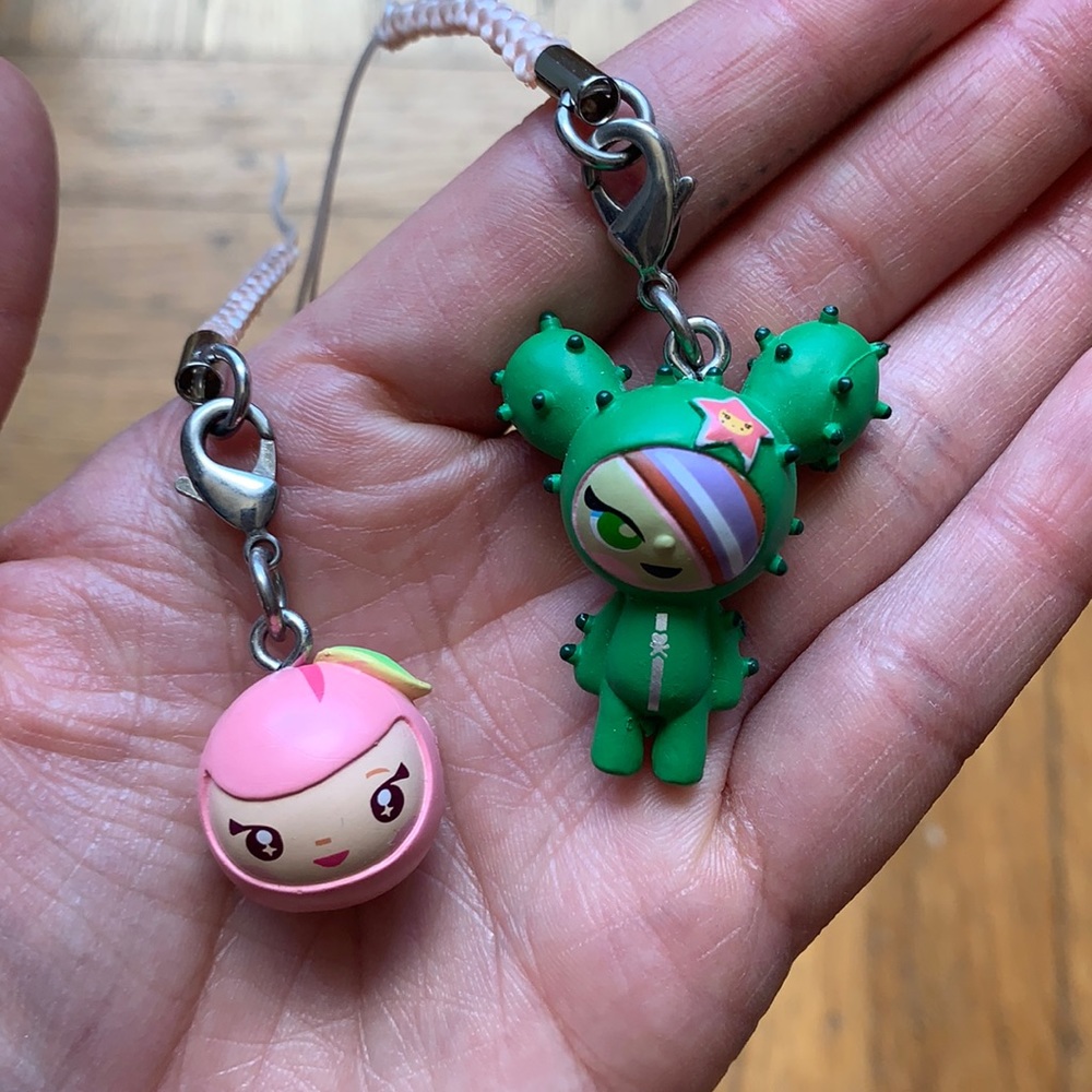 Tokidoki Frenzies zipper pulls